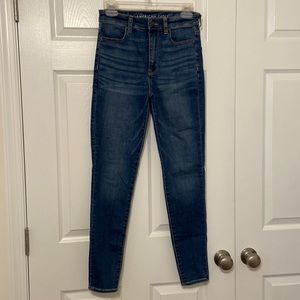Like new American Eagle highest waist jegging size 4 regular